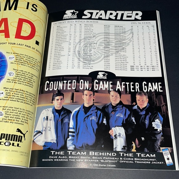 Toronto Maple Leafs Official Magazine 96-97 Maple Leafs Detroit Red Wings Sports - Picture 3 of 9